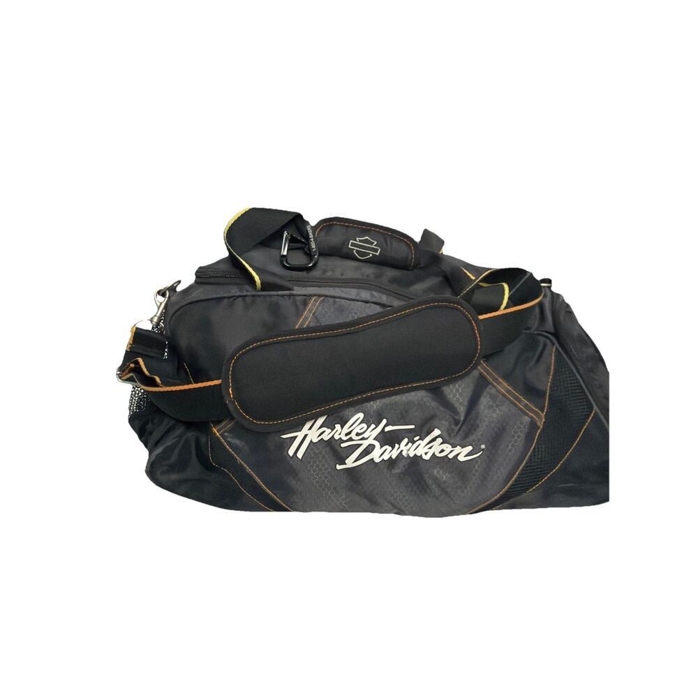 Harley Davidson Classic Motorcycles Travel Large Duffle Bag Carry On Gym Canvas